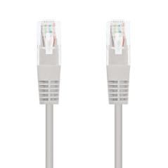 Cable de Red RJ45 UTP Nanocable 10.20.0100-L25 Cat.5e/ 25cm/ Gris - Imagen 1