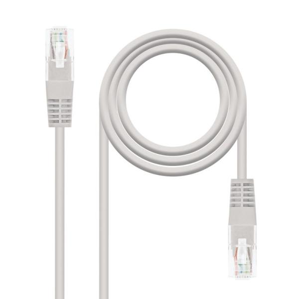 Cable de Red RJ45 UTP Nanocable 10.20.0105 Cat.5e/ 5m/ Gris - Imagen 2