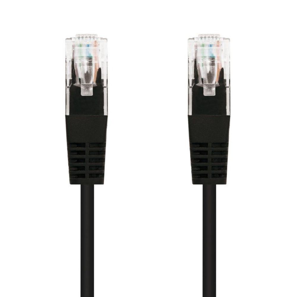 Cable de Red RJ45 UTP Nanocable 10.20.0105-BK Cat.5e/ 5m/ Negro - Imagen 1