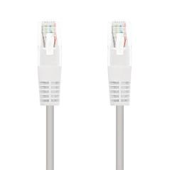 Cable de Red RJ45 UTP Nanocable 10.20.0105-W Cat.5e/ 5m/ Blanco - Imagen 1