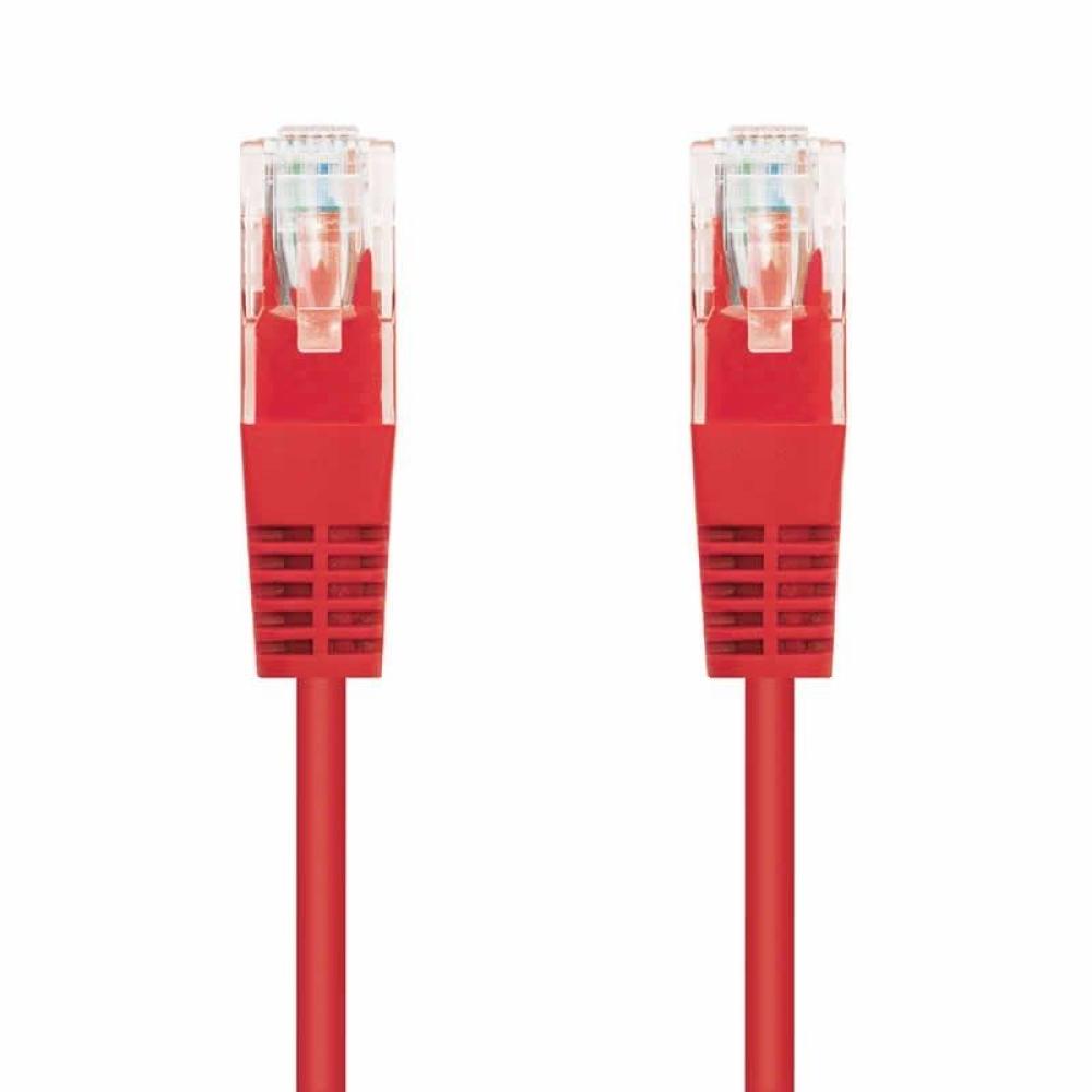 Cable de Red RJ45 UTP Nanocable 10.20.0400-R Cat.6/ 50cm/ Rojo - Imagen 1