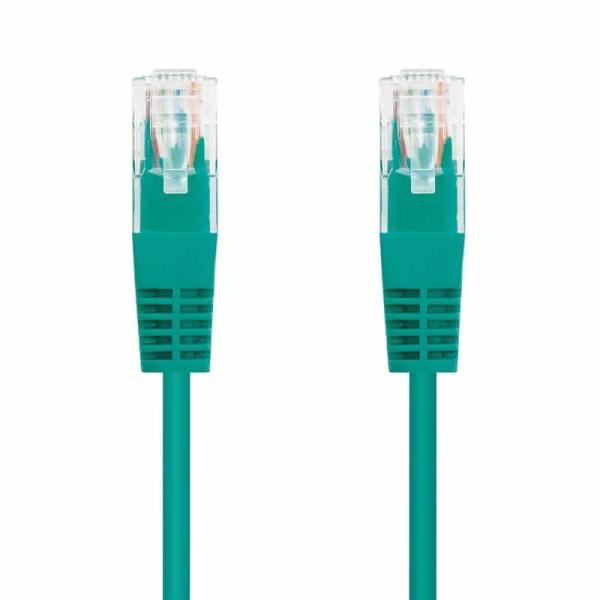 Cable de Red RJ45 UTP Nanocable 10.20.0401-GR Cat.6/ 1m/ Verde - Imagen 1