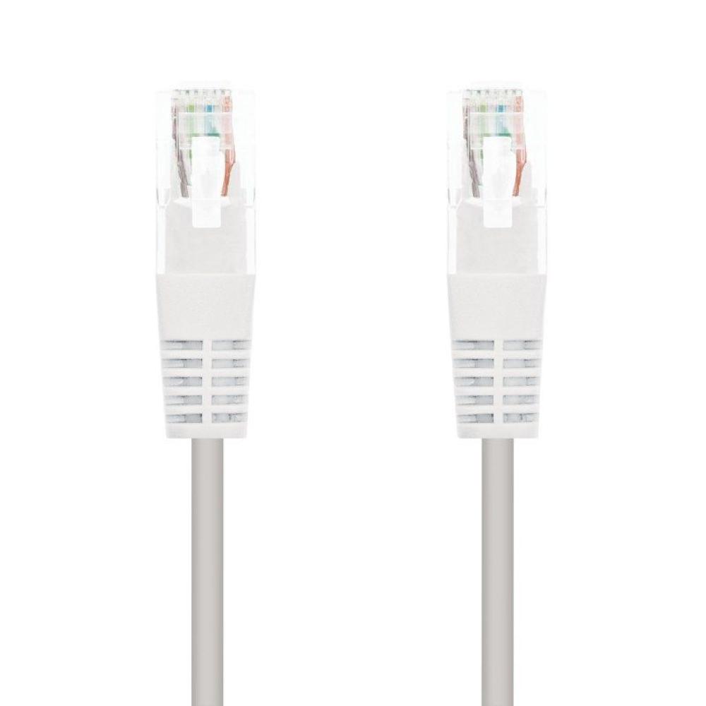 Cable de Red RJ45 UTP Nanocable 10.20.0401-W Cat.6/ 1m/ Blanco - Imagen 1