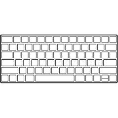 Teclado Inalámbrico Apple Magic Keyboard/ Plata - Imagen 1