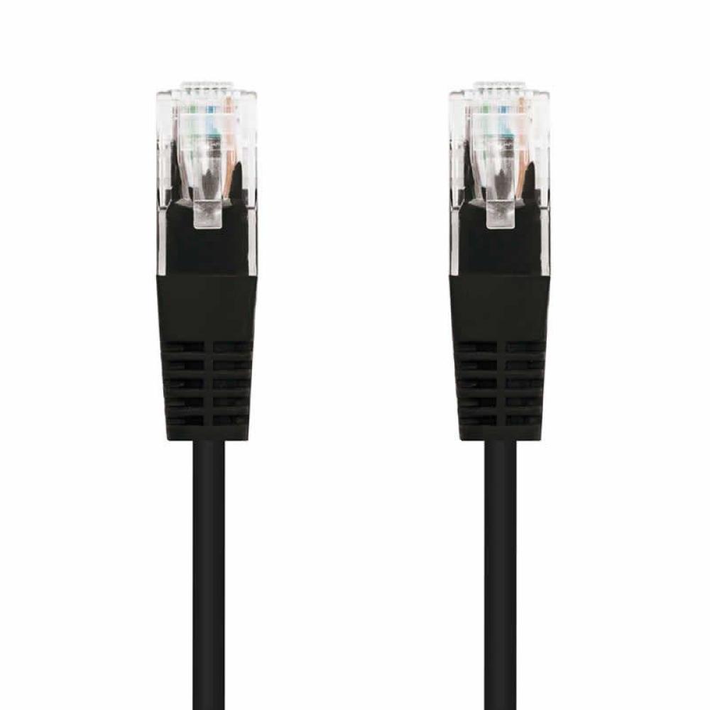 Cable de Red RJ45 UTP Nanocable 10.20.0403-BK Cat.6/ 3m/ Negro - Imagen 1