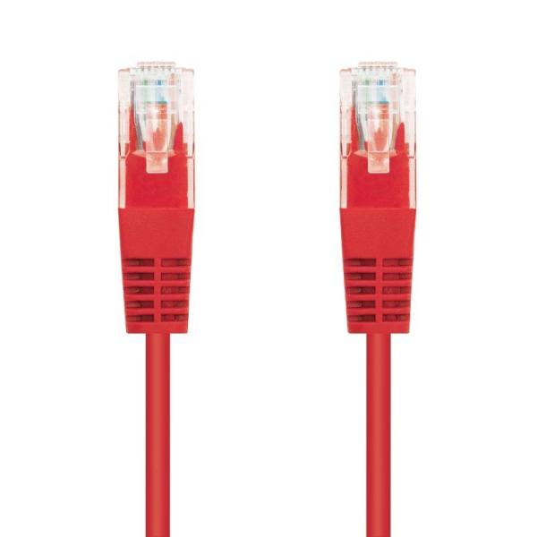 Cable de Red RJ45 UTP Nanocable 10.20.0403-R Cat.6/ 3m/ Rojo - Imagen 1