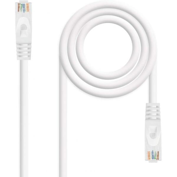 Cable de Red RJ45 UTP Nanocable 10.20.1802-W Cat.6A/ 2m/ Blanco - Imagen 2