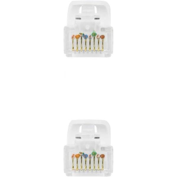 Cable de Red RJ45 UTP Nanocable 10.20.1802-W Cat.6A/ 2m/ Blanco - Imagen 3