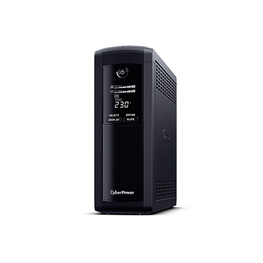 SAI Línea Interactiva Cyberpower VP1200ELCD-DE/ 1200VA-720W/ 5 Salidas/ Formato Torre - Imagen 1