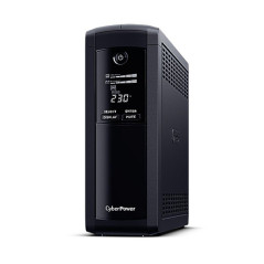 SAI Línea Interactiva Cyberpower VP1200ELCD-DE/ 1200VA-720W/ 5 Salidas/ Formato Torre - Imagen 1