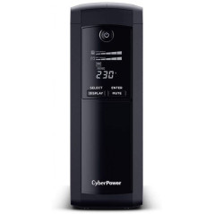 SAI Línea Interactiva Cyberpower VP1200ELCD-DE/ 1200VA-720W/ 5 Salidas/ Formato Torre - Imagen 2