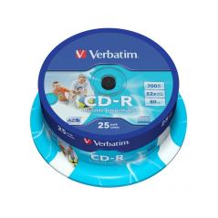 CD-R Verbatim AZO Imprimible 52X/ Tarrina-25uds - Imagen 2