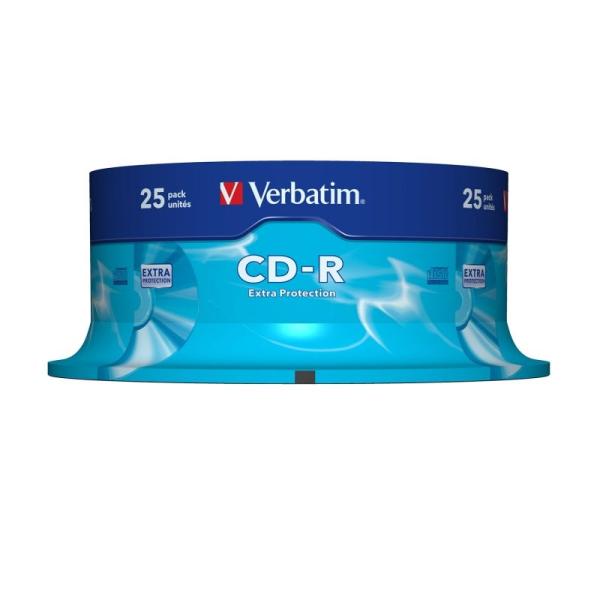 CD-R Verbatim Datalife 52X/ Tarrina-25uds - Imagen 1