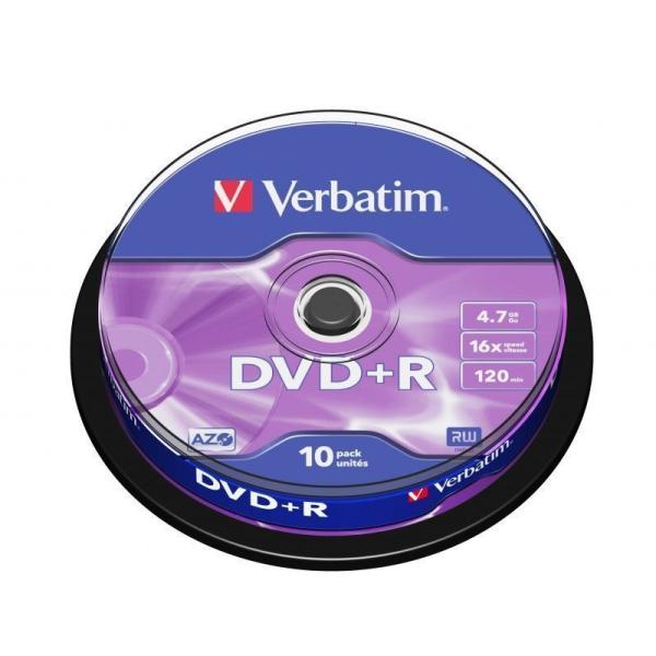DVD+R Verbatim Advanced AZO 16X/ Tarrina-10uds - Imagen 1