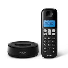 Teléfono Inalámbrico Philips D1611B/34/ Negro - Imagen 3