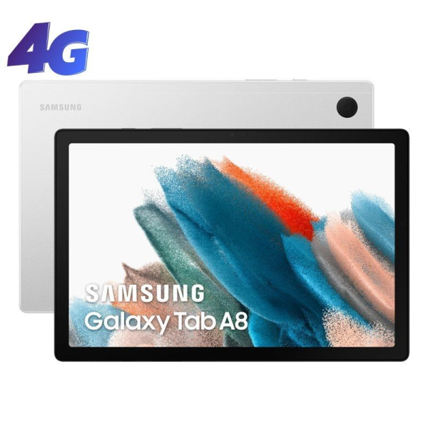 Tablet Samsung Galaxy Tab A8 10.5'/ 3GB/ 32GB/ 4G/ Plata - Imagen 1