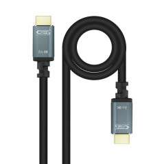 Cable HDMI 2.1 8K Nanocable 10.15.8000/ HDMI Macho - HDMI Macho/ 0.5m/ Negro - Imagen 2