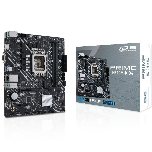 Placa Base Asus Prime H610M-K D4/ Socket 1700/ Micro ATX - Imagen 1