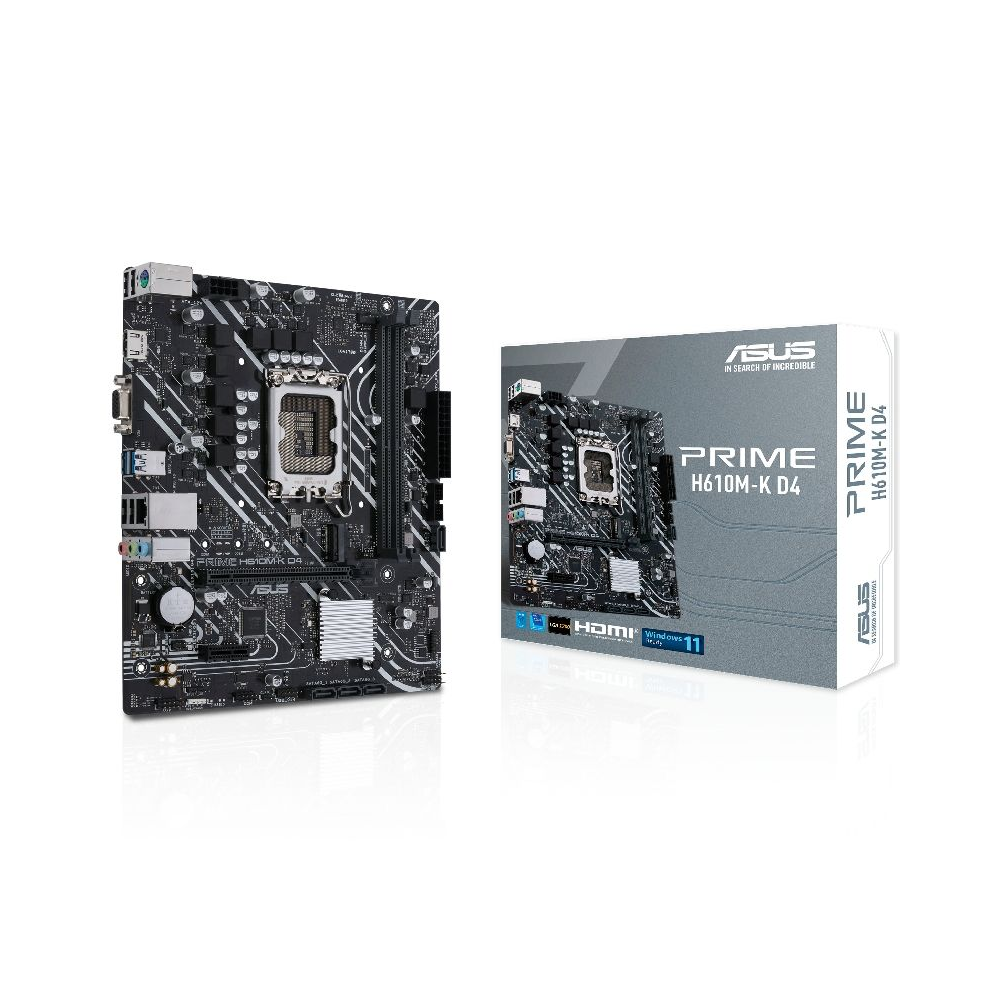 Placa Base Asus Prime H610M-K D4/ Socket 1700/ Micro ATX - Imagen 1