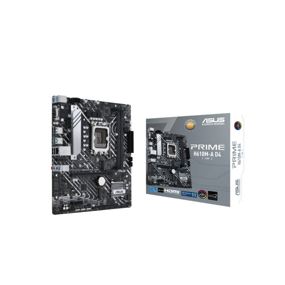 Placa Base Asus Prime H610M-A D4-CSM/ Socket 1700/ Micro ATX - Imagen 1