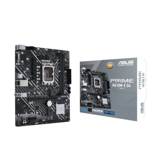 Placa Base Asus Prime H610M-E D4-CSM/ Socket 1700/ Micro ATX - Imagen 1