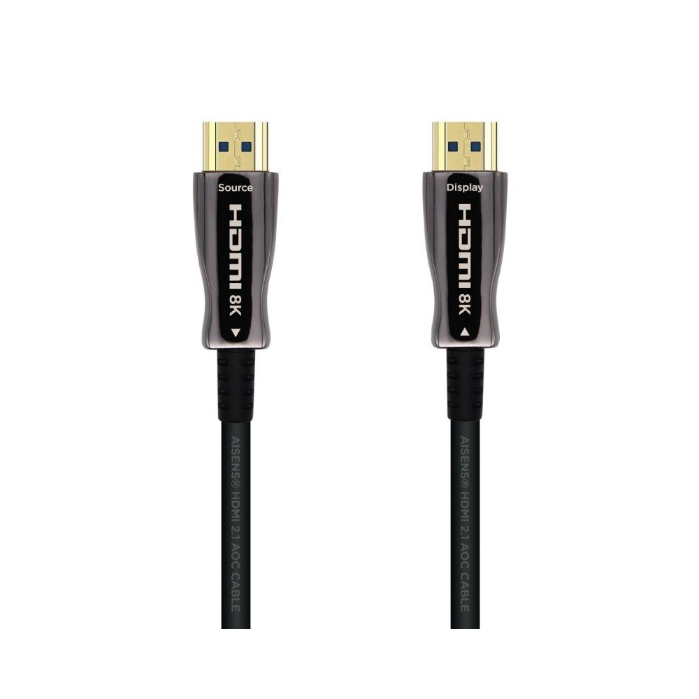 Cable HDMI 2.1 AOC 8K Aisens A153-0516/ HDMI Macho - HDMI Macho/ 15m/ Negro - Imagen 1