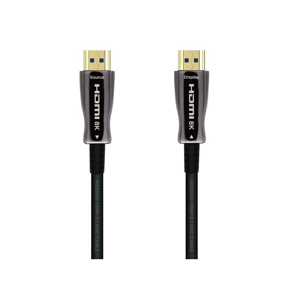 Cable HDMI 2.1 AOC 8K Aisens A153-0518/ HDMI Macho - HDMI Macho/ 25m/ Negro - Imagen 1