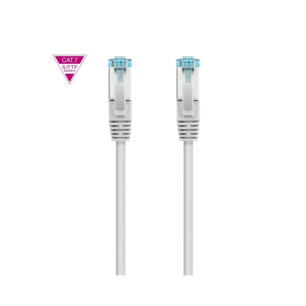 Cable de Red RJ45 SFTP Nanocable 10.20.1701 Cat.7/ 1m/ Gris - Imagen 1