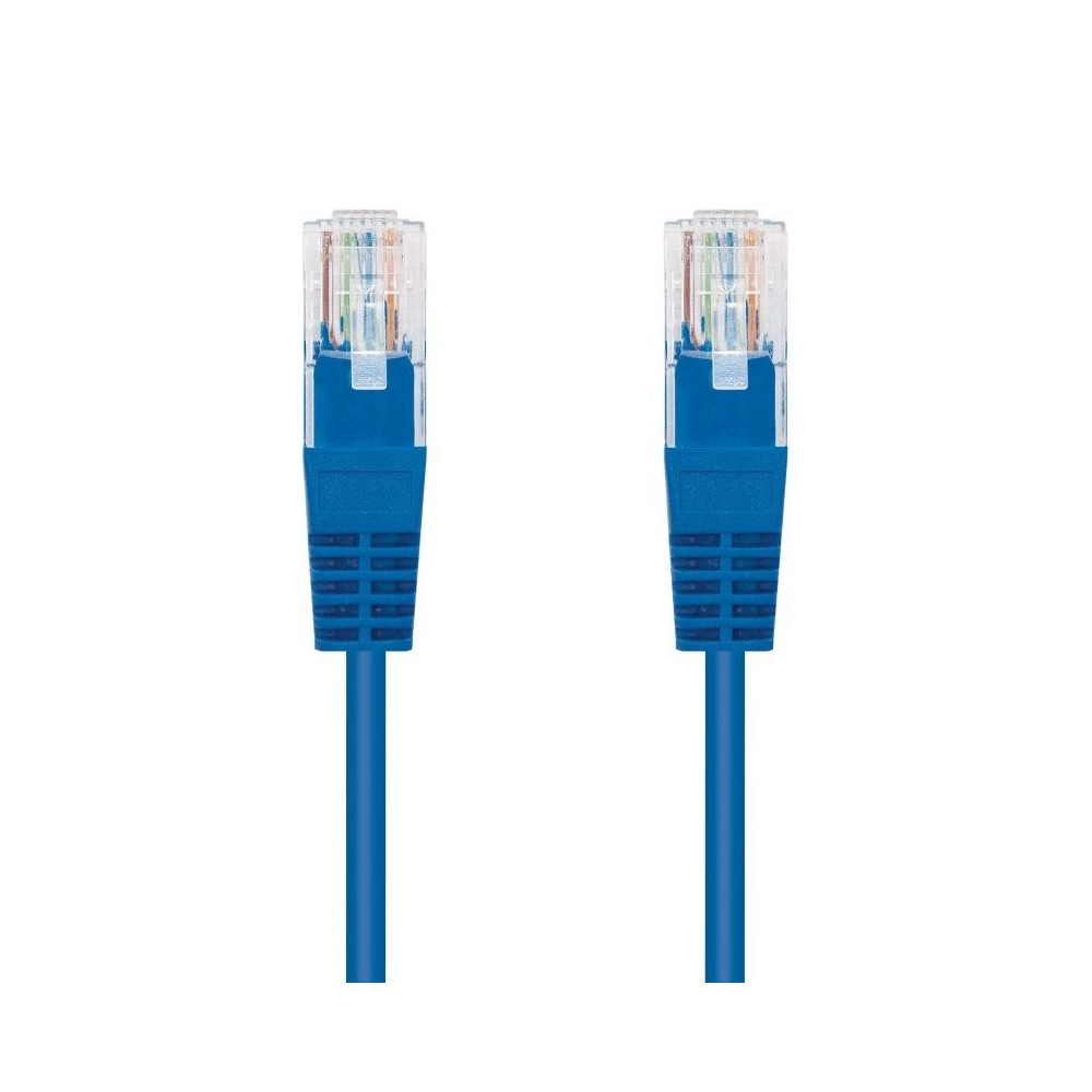 Cable de Red RJ45 UTP Nanocable 10.20.0400-L25-BL Cat.6/ 25cm/ Azul - Imagen 1