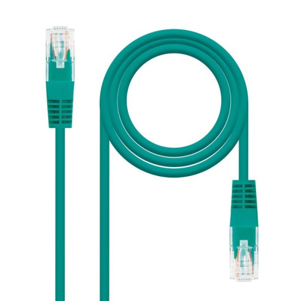 Cable de Red RJ45 UTP Nanocable 10.20.0400-L25-GR Cat.6/ 25cm/ Verde - Imagen 2