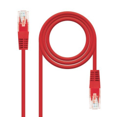 Cable de Red RJ45 UTP Nanocable 10.20.0400-L25-R Cat.6/ 25cm/ Rojo - Imagen 2