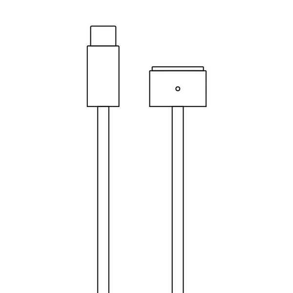 Cable Apple USB-C a Magsafe 3 para MacBook Pro 14' y 16'/ 2021/ 2m - Imagen 1