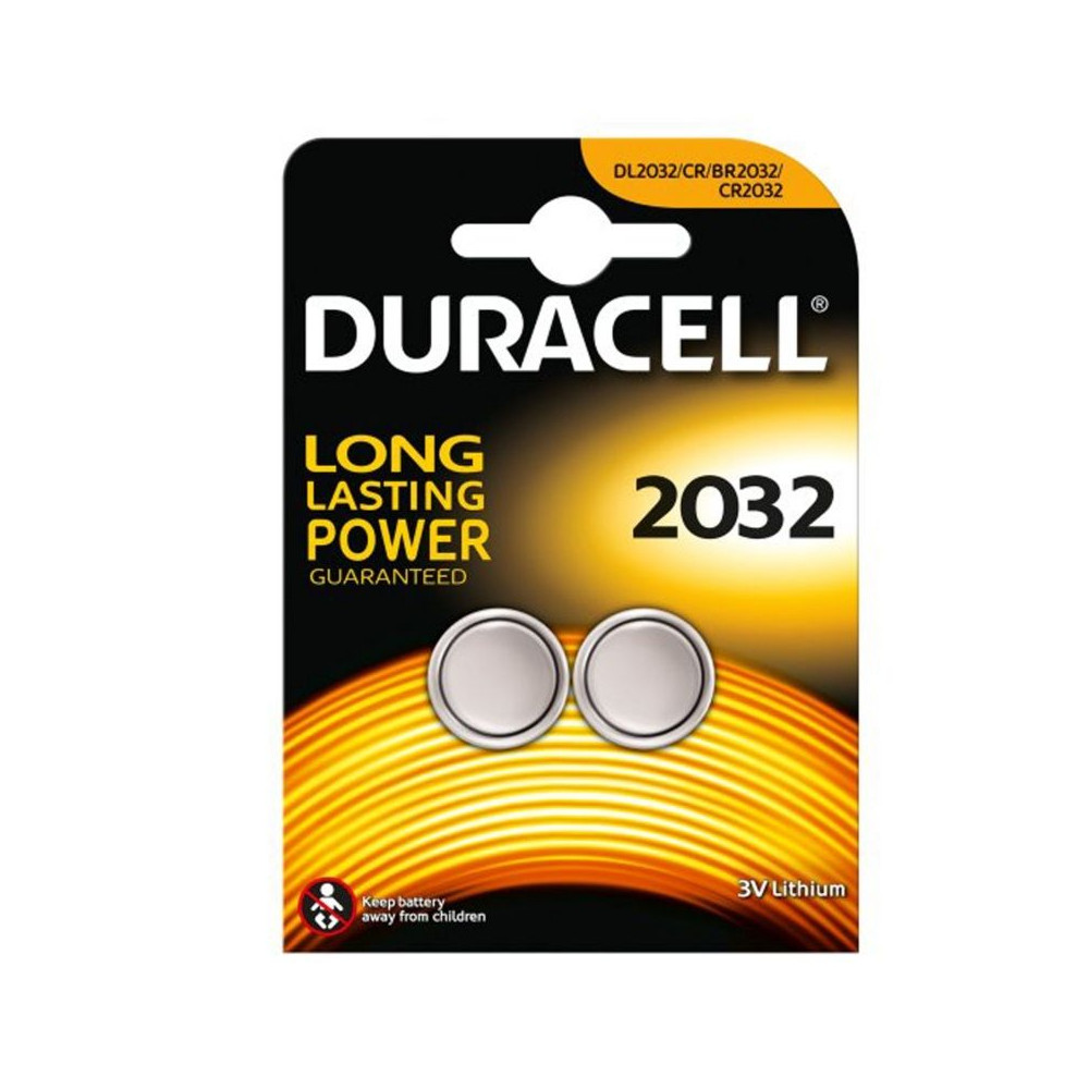 Pack de 2 Pilas de Botón Duracell DL2032/ 3V - Imagen 1