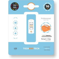 Pendrive 16GB Tech One Tech Pro Smart Clip USB 2.0 - Imagen 1