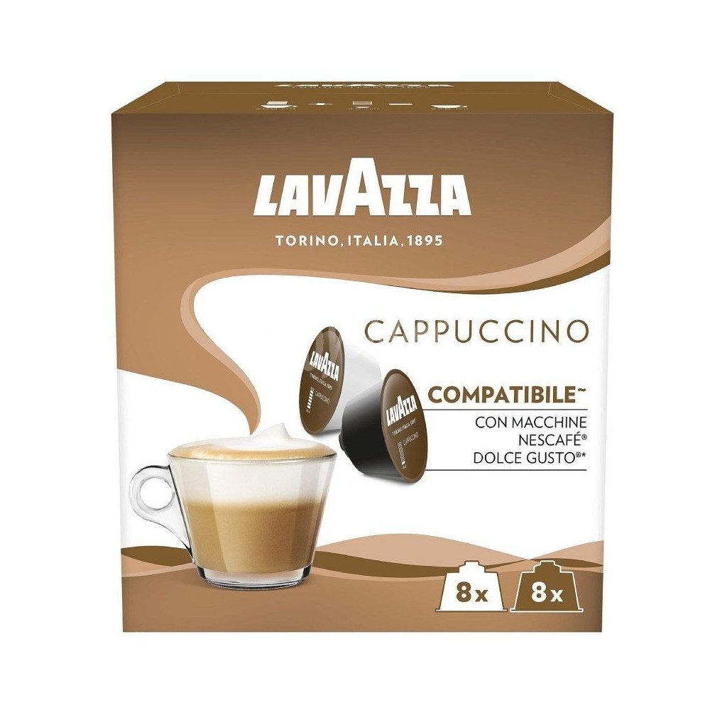 Cápsula Lavazza Cappuccino para cafeteras Dolce Gusto/ Caja de 16 - Imagen 1