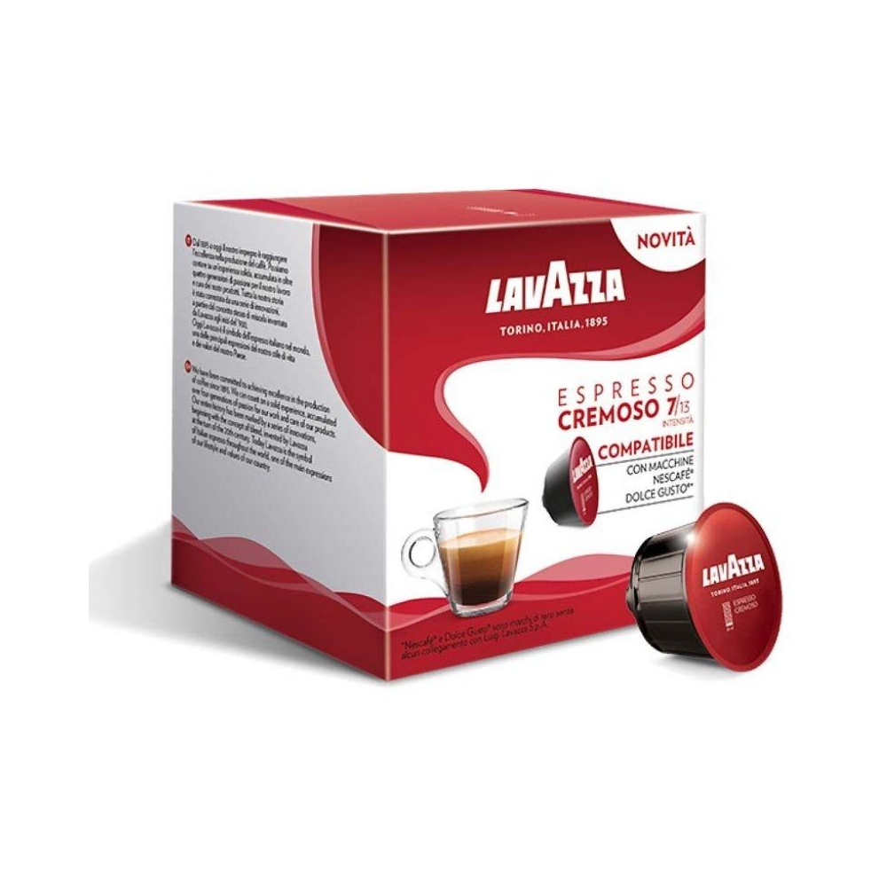 Cápsula Lavazza Espresso Cremoso para cafeteras Dolce Gusto/ Caja de 16 - Imagen 1