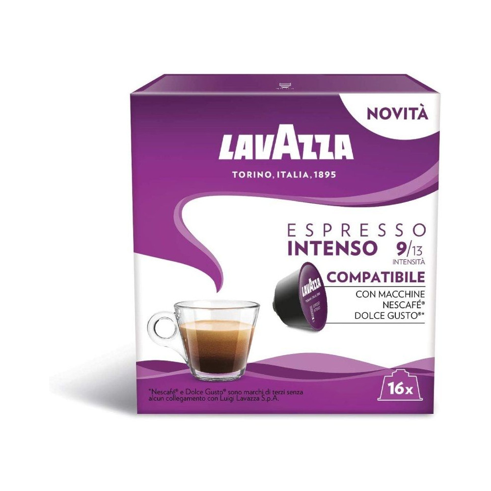 Cápsula Lavazza Espresso Intenso para cafeteras Dolce Gusto/ Caja de 16 - Imagen 1