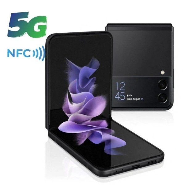 Smartphone Samsung Galaxy Z Flip3 8GB/ 128GB/ 6.7'/ 5G/ Negro Fantasma - Imagen 1