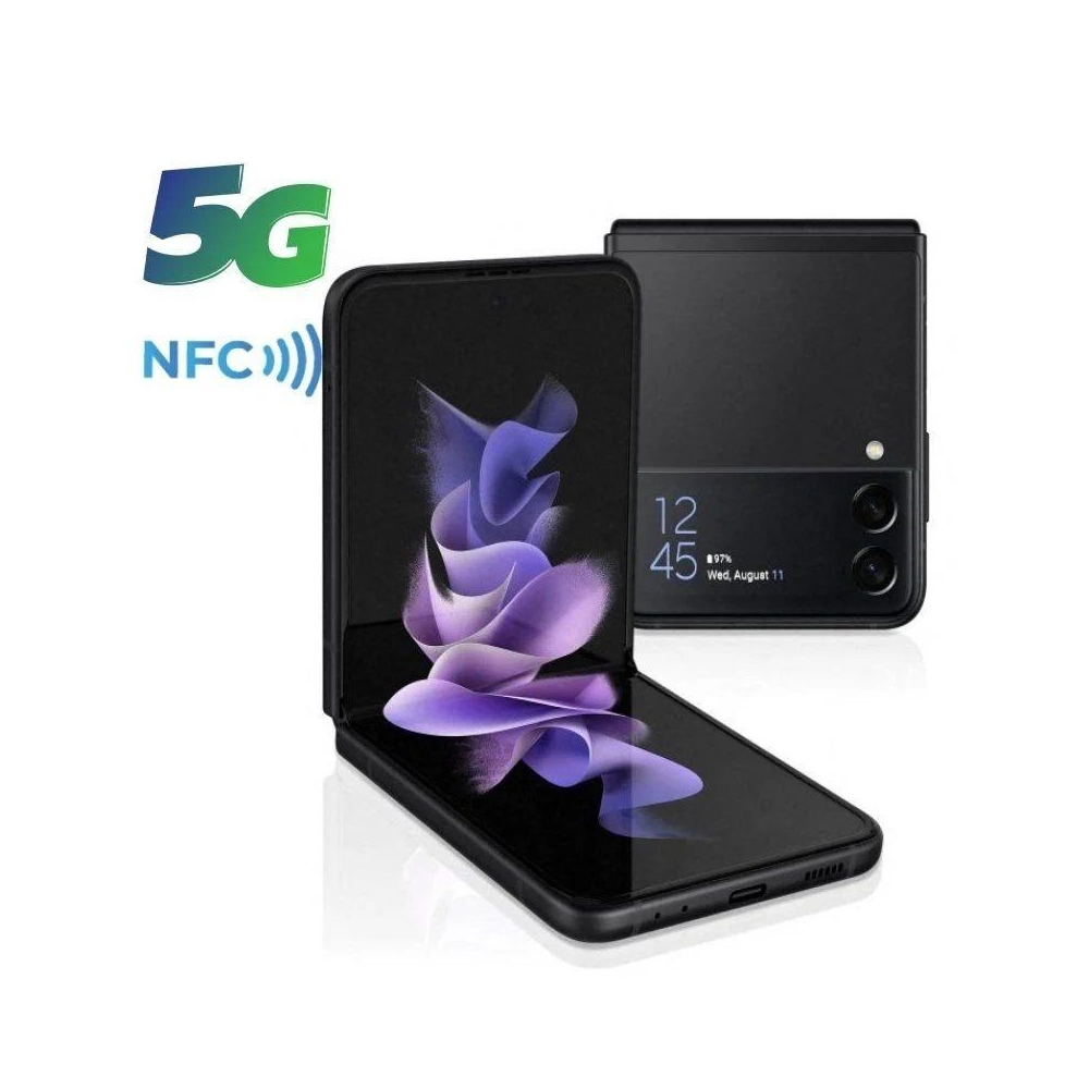 Smartphone Samsung Galaxy Z Flip3 8GB/ 128GB/ 6.7'/ 5G/ Negro Fantasma - Imagen 1
