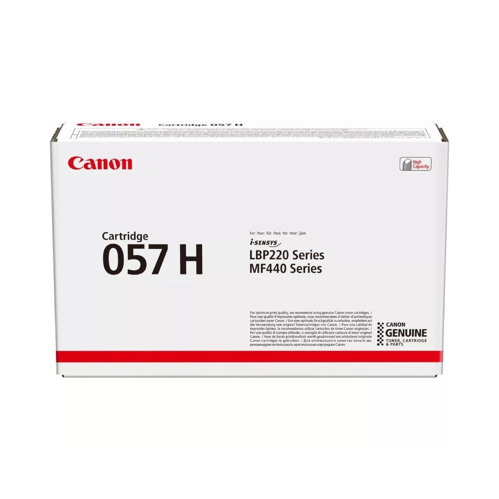 Tóner Original Canon i-SENSYS nº057H Alta Capacidad/ Negro - Imagen 1