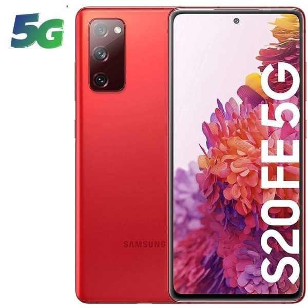 Smartphone Samsung Galaxy S20 FE 6GB/ 128GB/ 6.5'/ 5G/ Rojo Nube - Imagen 1