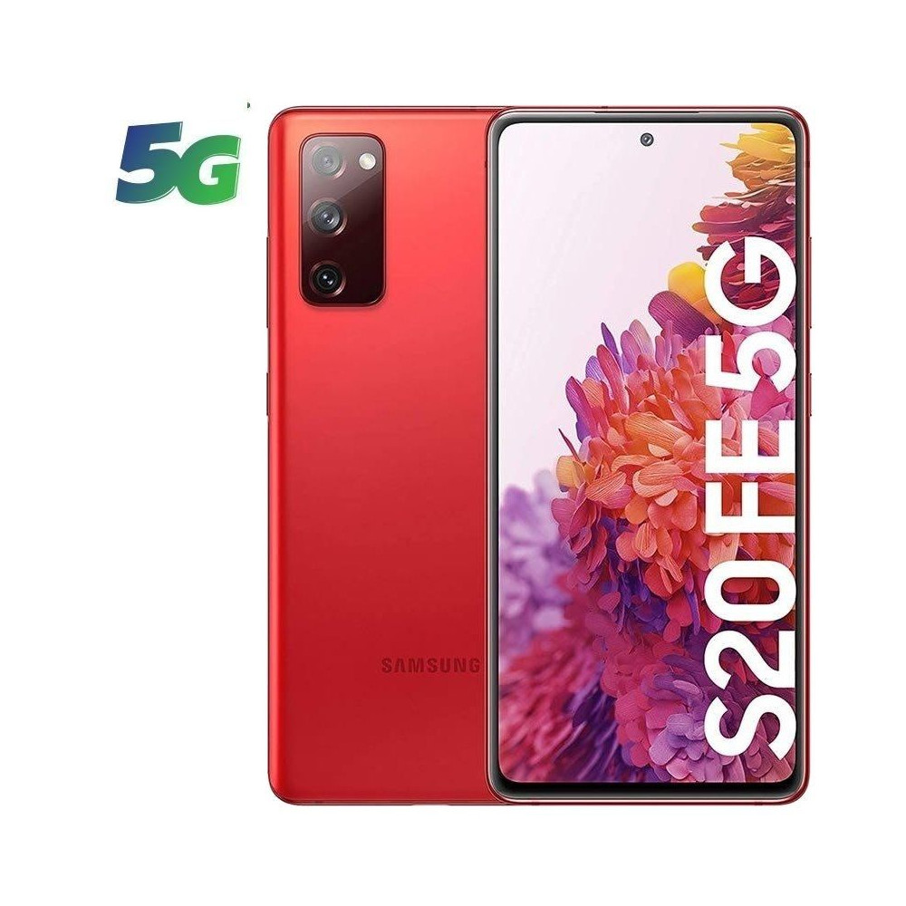 Smartphone Samsung Galaxy S20 FE 6GB/ 128GB/ 6.5'/ 5G/ Rojo Nube - Imagen 1
