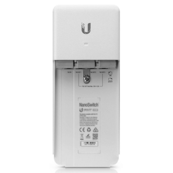 Switch Ubiquiti NanoSwitch N-SW/ 4 Puertos RJ45 10/100/1000 PoE - Imagen 3