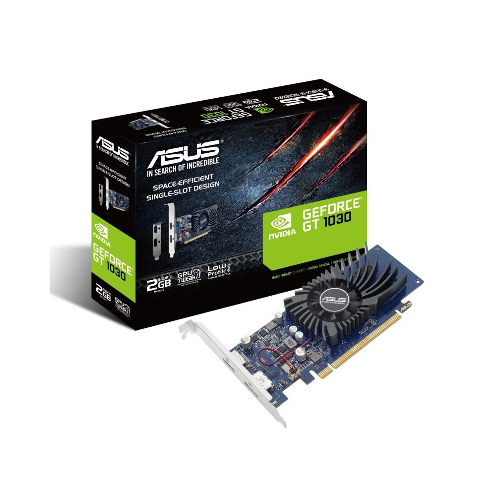 Tarjeta Gráfica Asus GeForce GT 1030/ 2GB GDDR5 - Imagen 1