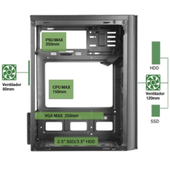 Caja Minitorre Anima AC6 - Imagen 4