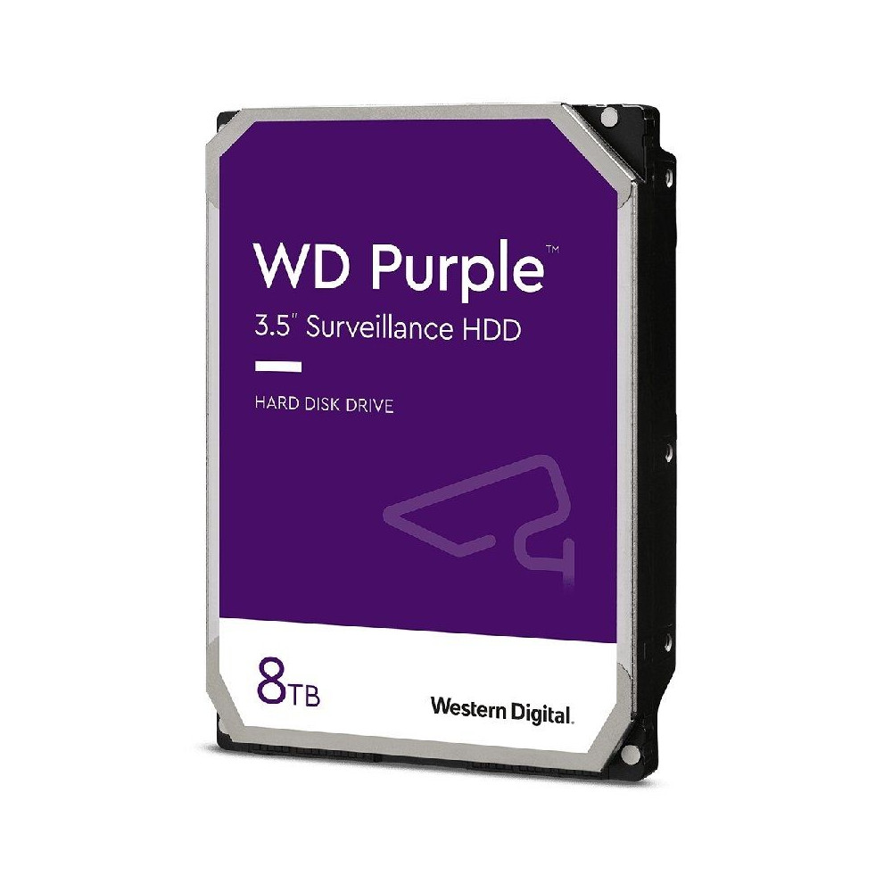 Disco Duro Western Digital WD Purple Surveillance 8TB/ 3.5'/ SATA III/ 256MB - Imagen 1