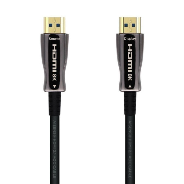 Cable HDMI 2.1 AOC 8K Aisens A153-0524/ HDMI Macho - HDMI Macho/ 100m/ Negro - Imagen 1