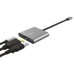 Adaptador Trust Dalyx 3 IN 1/ USB Tipo-C Macho - HDMI Hembra/ USB 3.1 / USB Tipo-C - Imagen 3