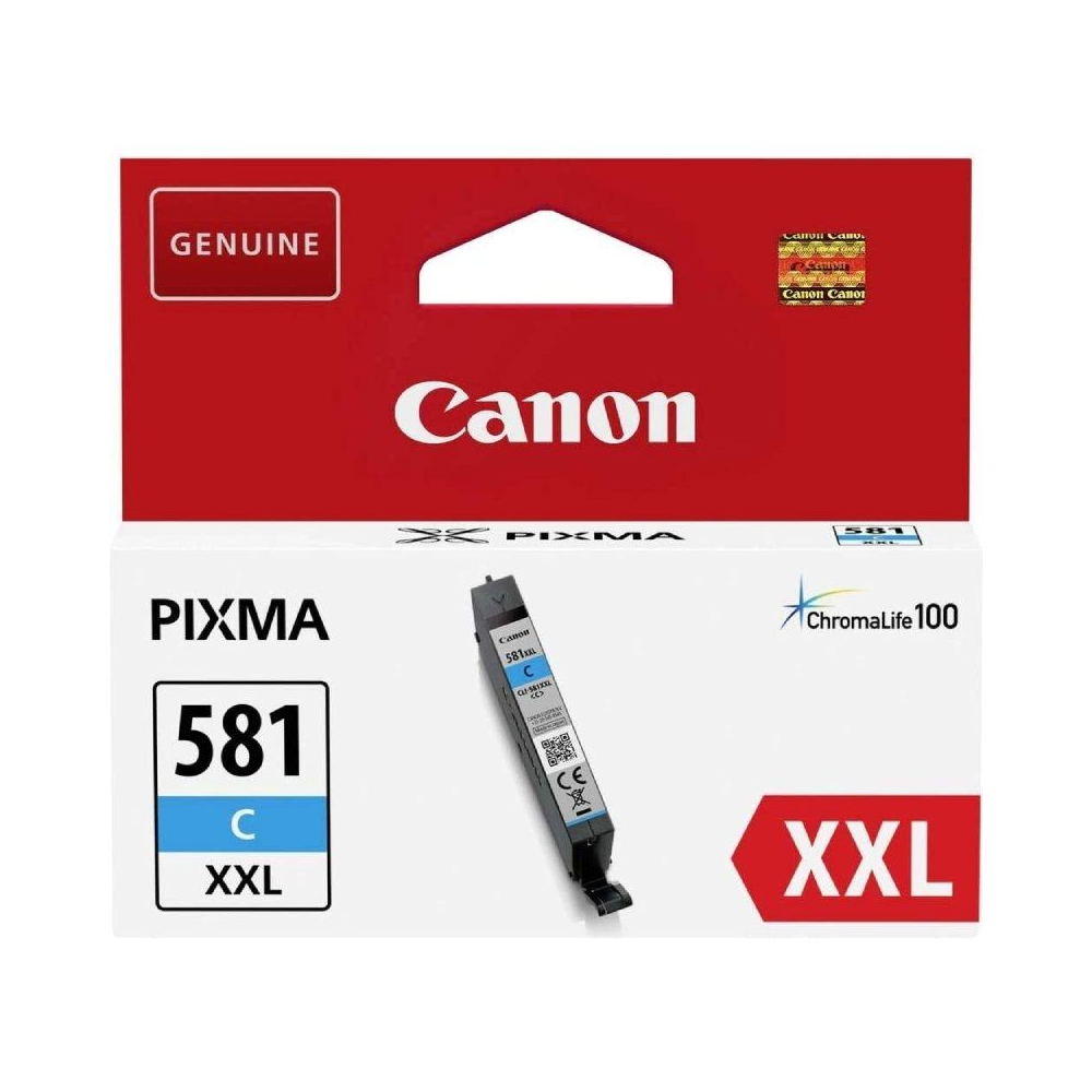 Cartucho de Tinta Original Canon CLI-581XXL Alta Capacidad/ Cian - Imagen 1