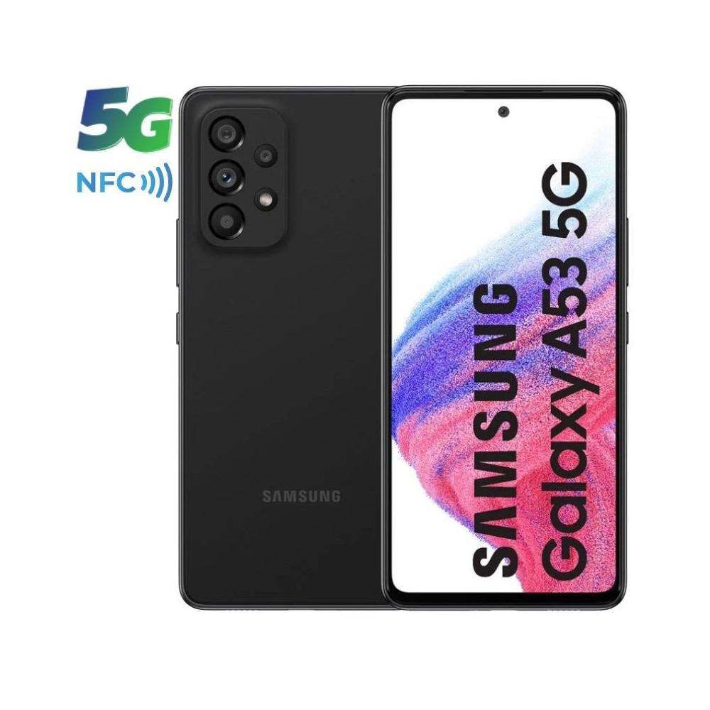 Smartphone Samsung Galaxy A53 8GB/ 256GB/ 6.5'/ 5G/ Negro - Imagen 1